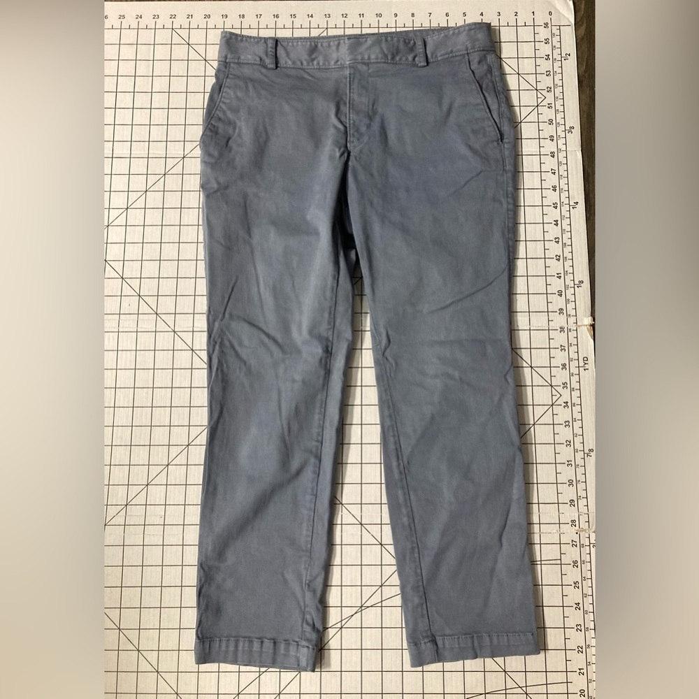 Banana Republic Women’s Size 8P Petite Grey Sloan Chino Pants